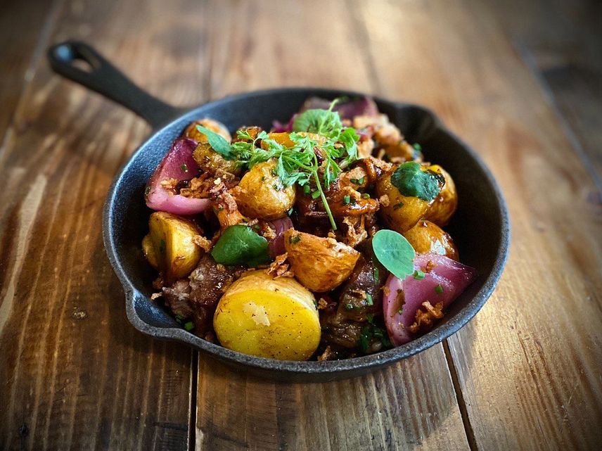 Фото позиции «Сковородка ‘Мясо+вешенки’»