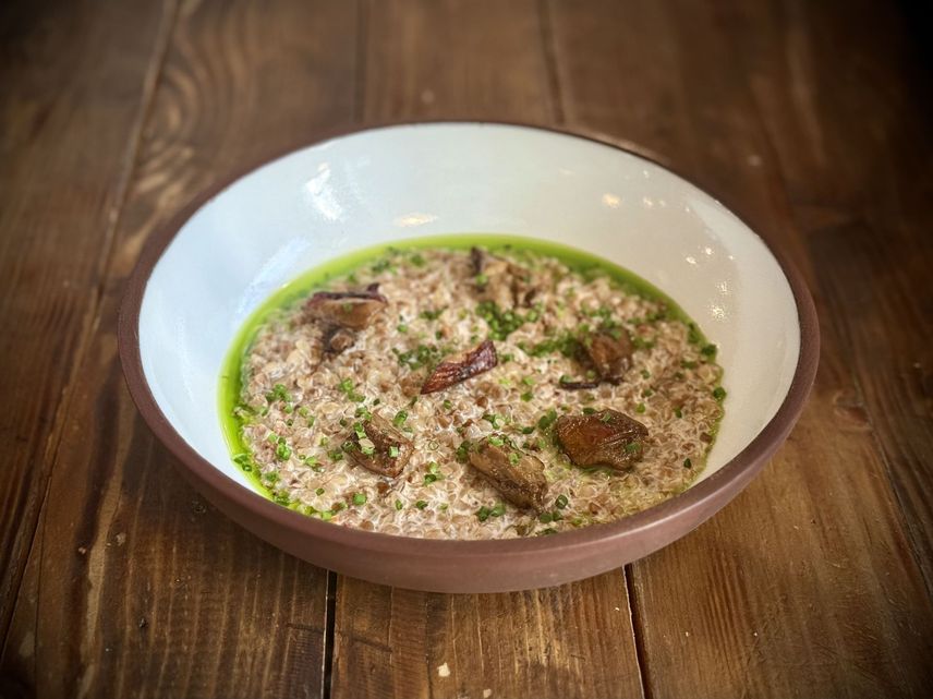 Фото позиции «Гречотто с белыми грибами»