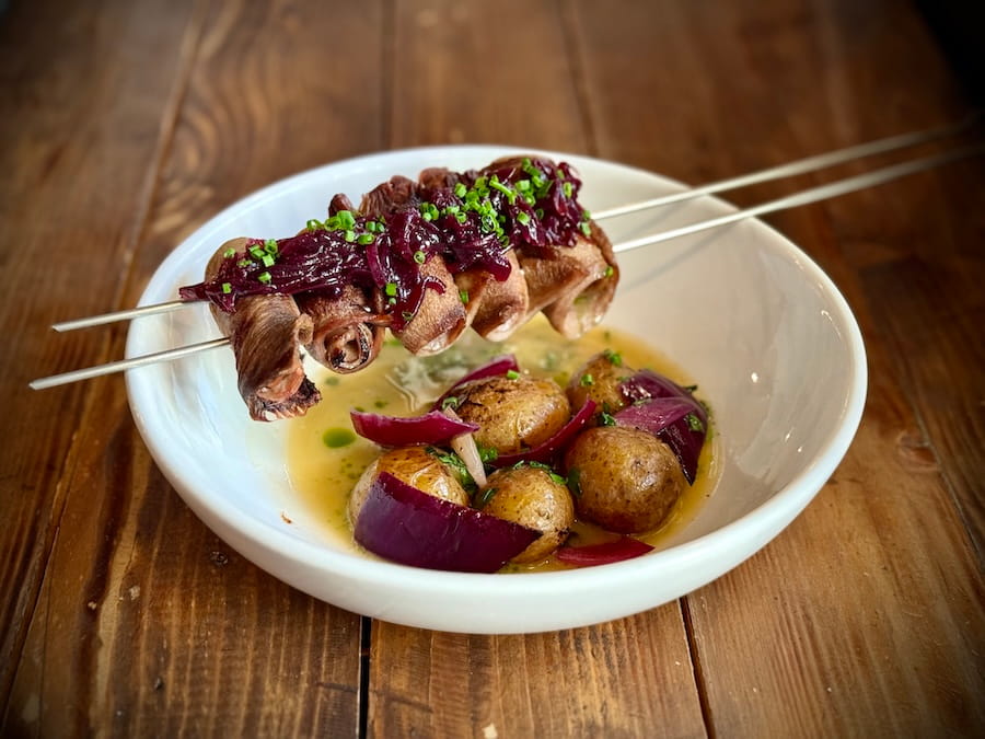 Фото позиции «Шашлык из языка»