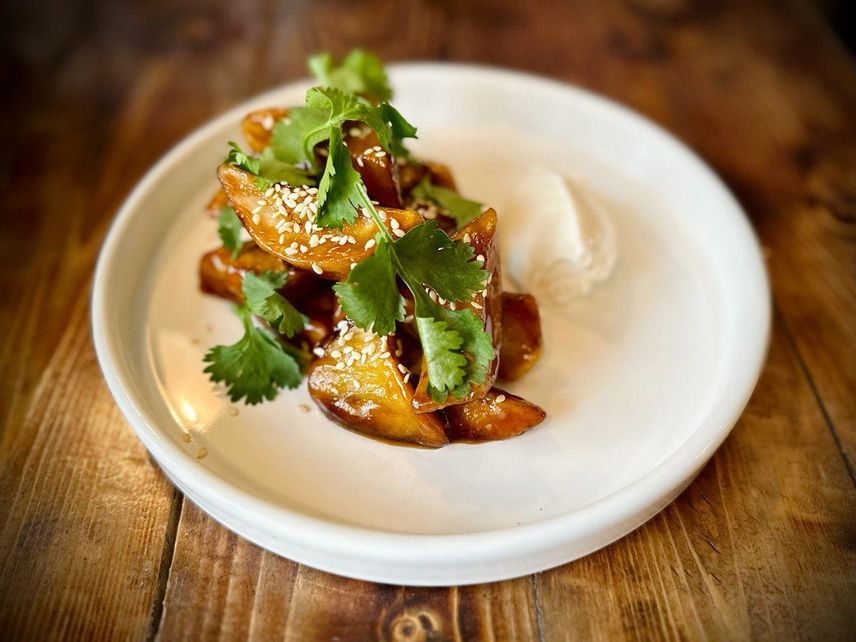 Фото позиции «Закуска из хрустящих баклажанов»