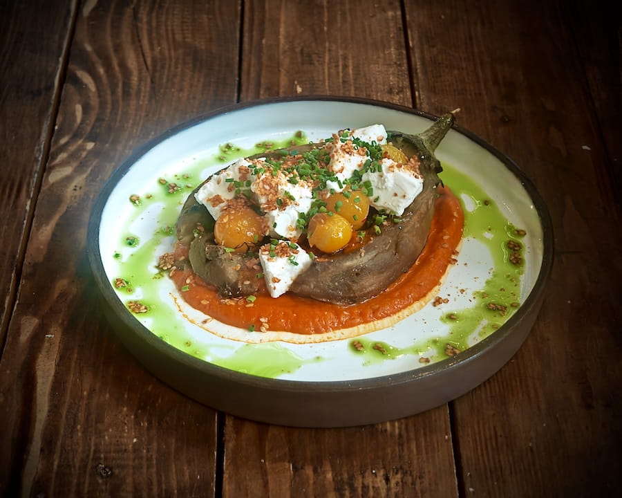 Фото позиции «Запечённый баклажан с фетой»